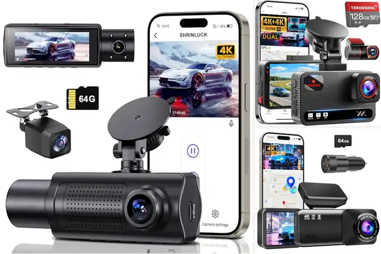 Detailed view of Best 5.8GHz WiFi Dash Cam Connectivity