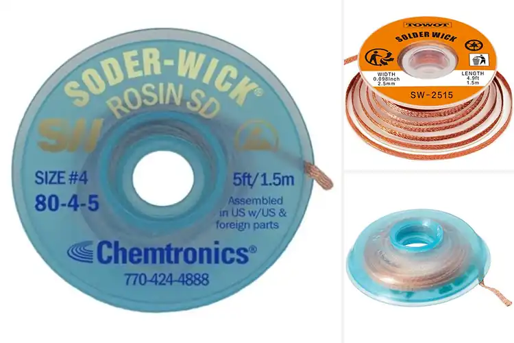 Detailed view of Best 5ft Desoldering Braids