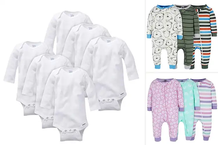 Detailed view of Best 5T Cotton Baby Onesies
