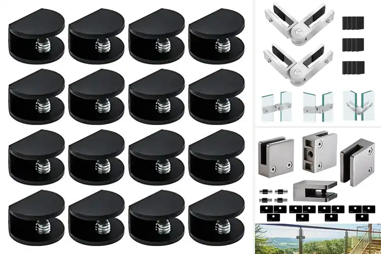 Detailed view of Best Adjustable Glass Clamp Brackets