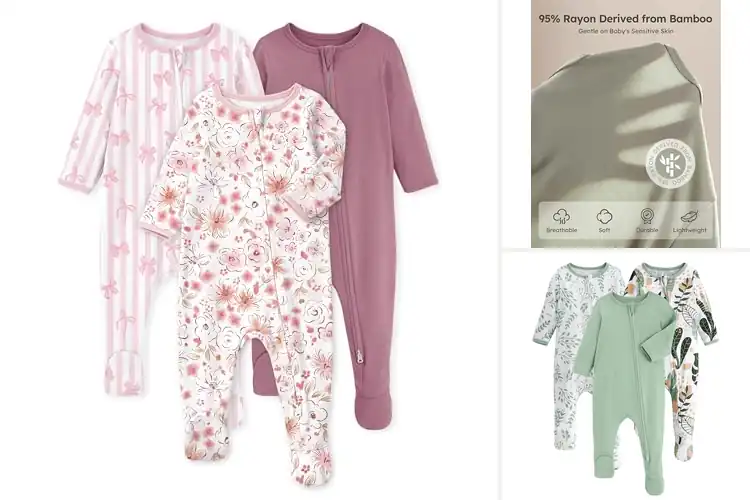Detailed view of Best Baby Zipper Pajamas