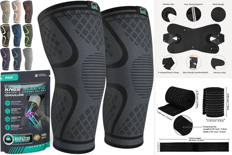 Detailed view of Best Breathable Knee Wraps for Exercise