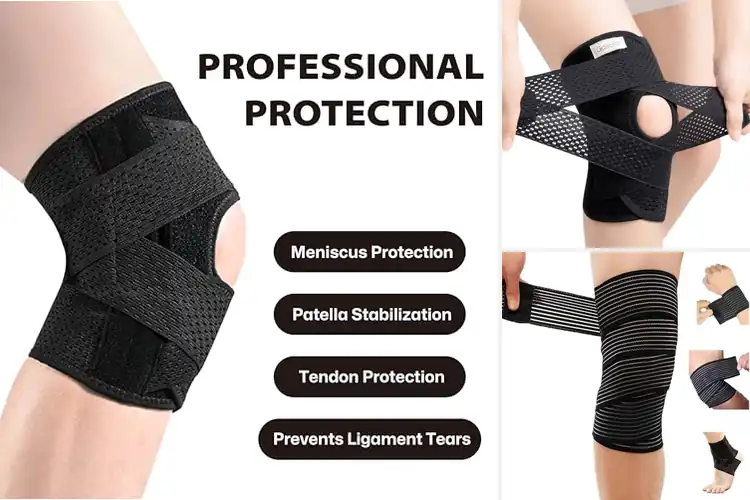 Detailed view of Best Breathable Knee Wraps