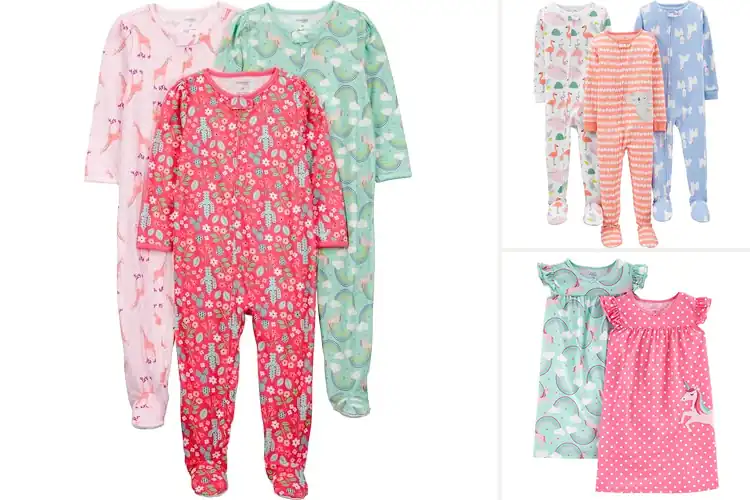 Detailed view of Best Carter’S Sleep Suits For Girls 5T