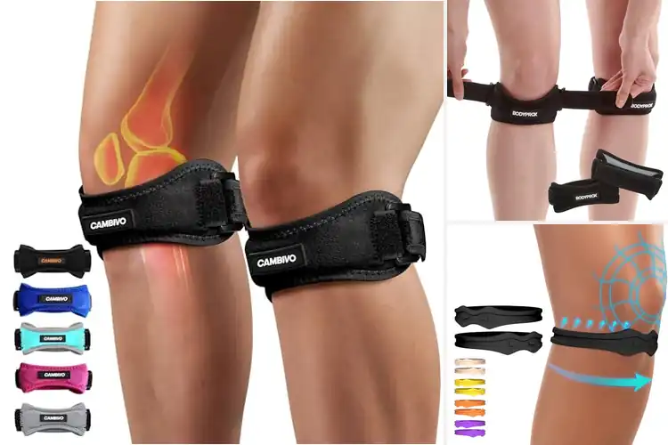 Detailed view of Best Compression Knee Bands