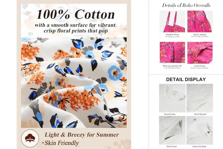 Detailed view of Best Cotton Jumpsuits