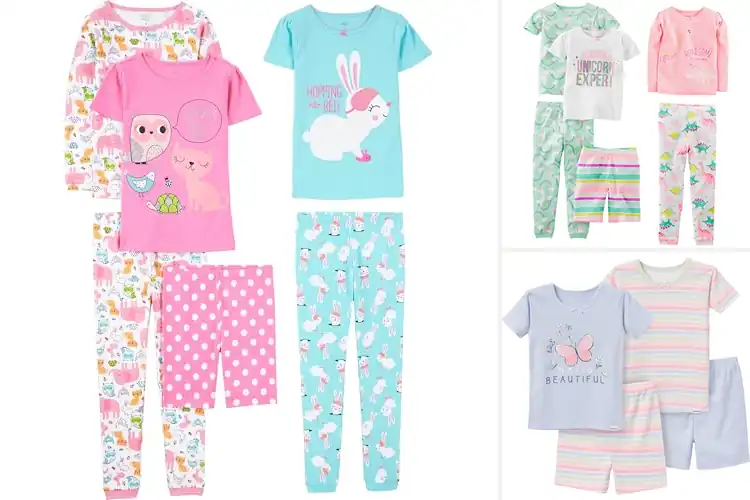Detailed view of Best Cotton Pajama Sets For Girls 5T