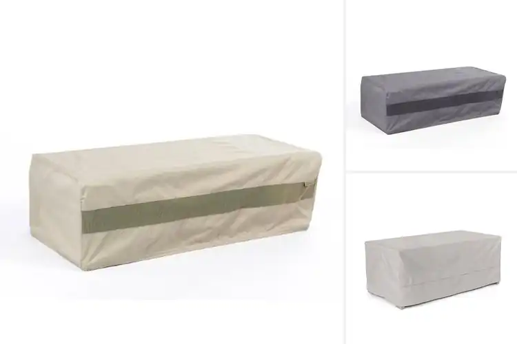 Detailed view of Best Double-Stitched Seam Ottoman Cover