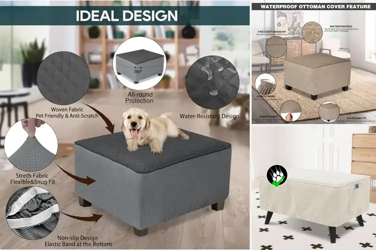Detailed view of Best Durable Ottoman Covers