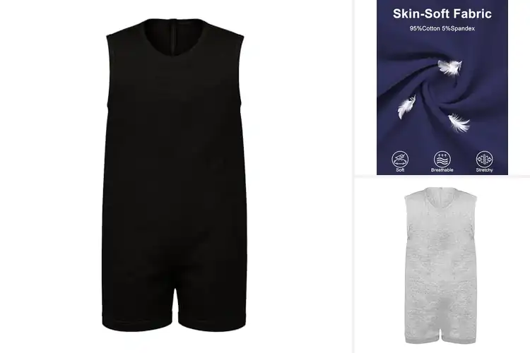 Detailed view of Best Easy Zip Onesies