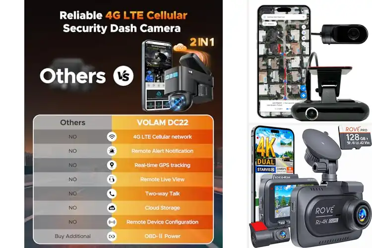 Detailed view of Best GPS Enabled Dash Cam Tracking