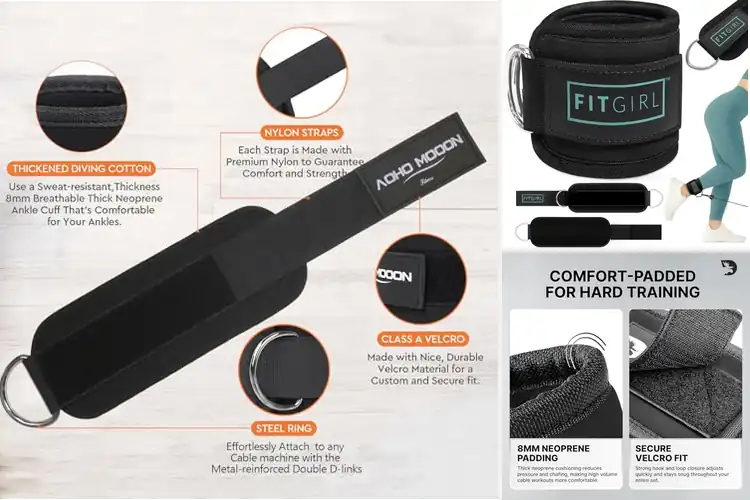 Detailed view of Best Gym Leg Straps