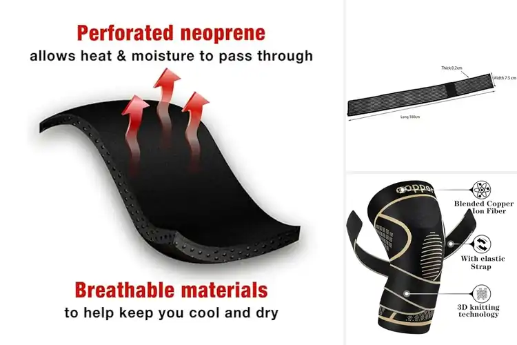 Detailed view of Best Joint Stabilizing Knee Wraps