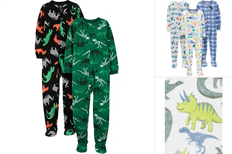 Detailed view of Best Kids Zipper Pajamas