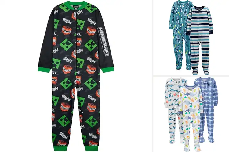 Detailed view of Best Kids’ Zipper Pjs