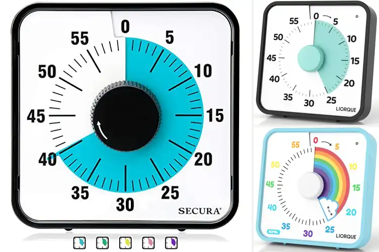 Detailed view of Best Large Visual Timers: Master Your Time