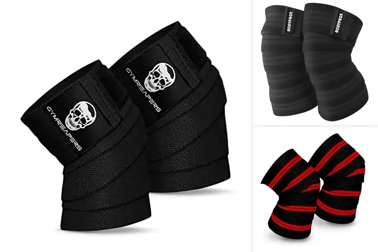 Detailed view of Best Leg Workout Knee Wraps