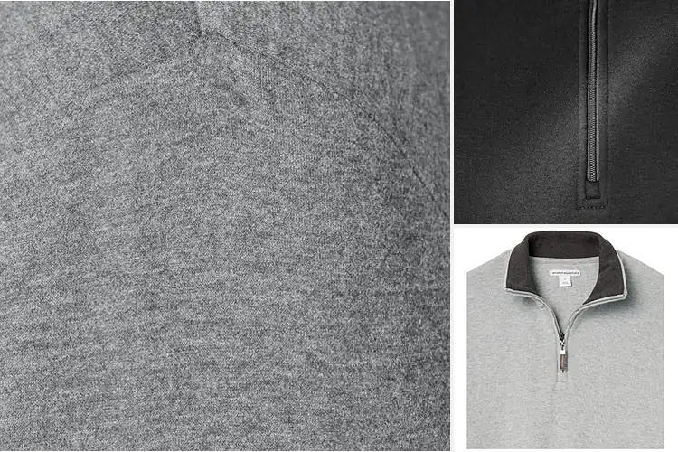 Detailed view of Best Mens Quarter Zips