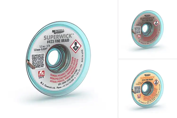 Detailed view of Best MIL-Spec Flux Braid : Top 6 for Perfect Desoldering