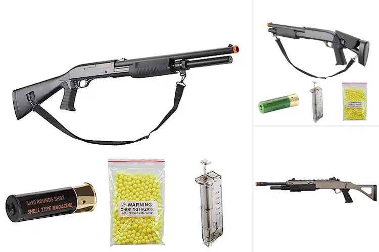 Detailed view of Best Polymer Airsoft Shotguns