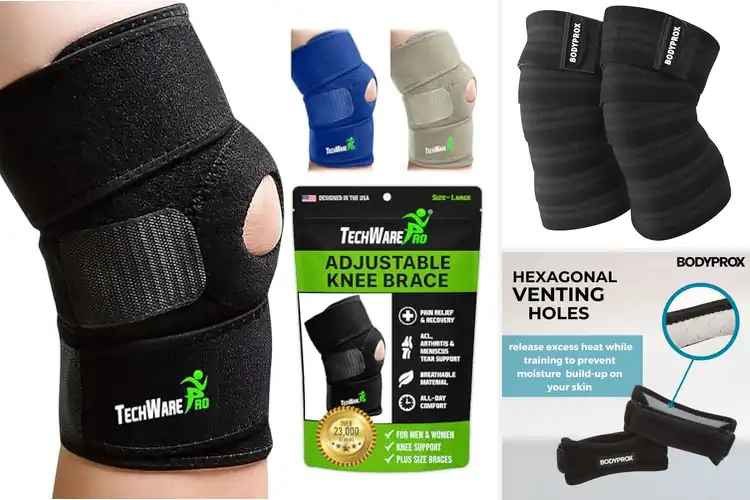 Detailed view of Best Pro Knees Support Wraps