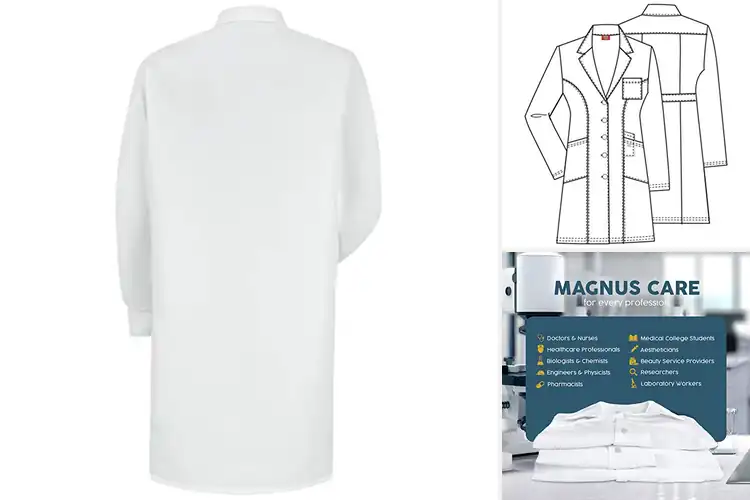 Detailed view of Best Professional Lab Coats