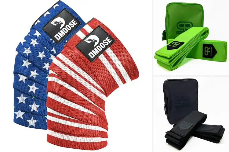 Detailed view of Best Reinforced Stitch Knee Wraps