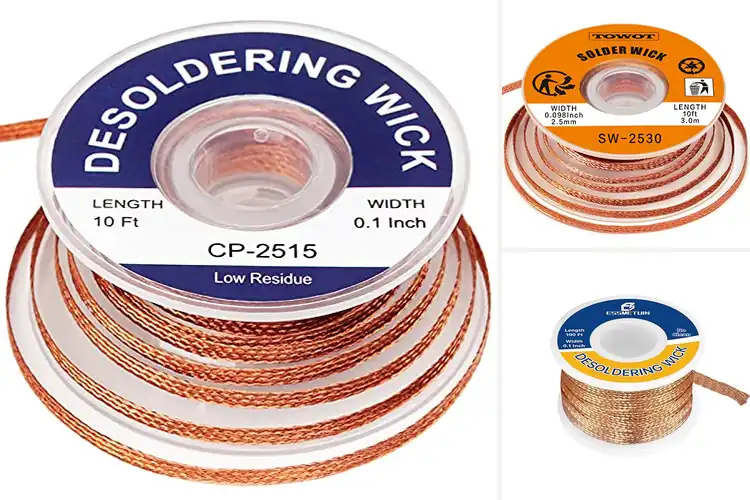 Detailed view of Best Residue Safe Desoldering Braid
