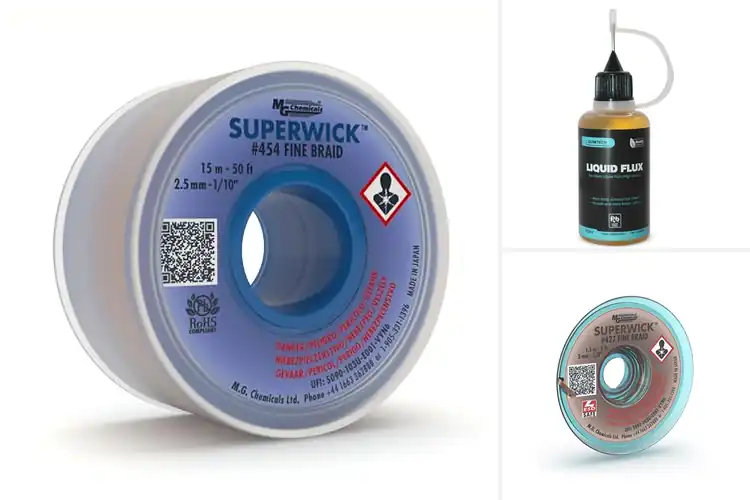 Detailed view of Best RMA Flux Desoldering