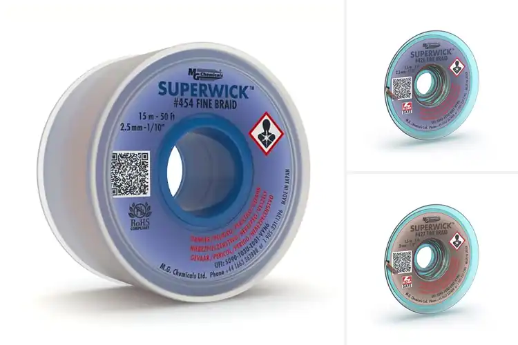 Detailed view of Best RMA Flux Desoldering Wick