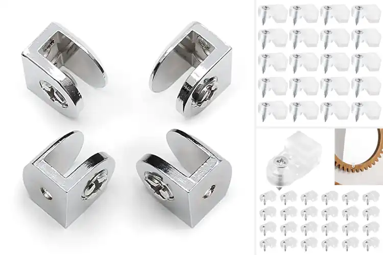 Detailed view of Best Safe Glass Mount Clips
