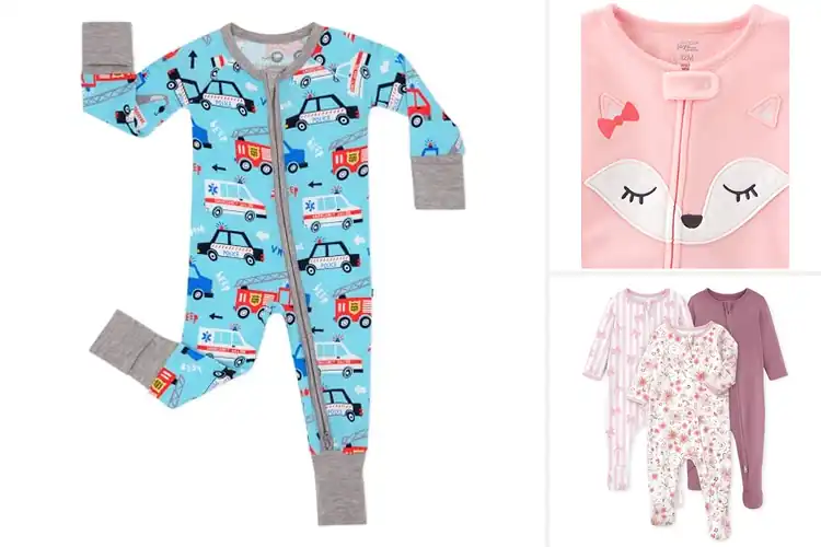 Detailed view of Best Safety Zipper Sleepwear For Toddlers