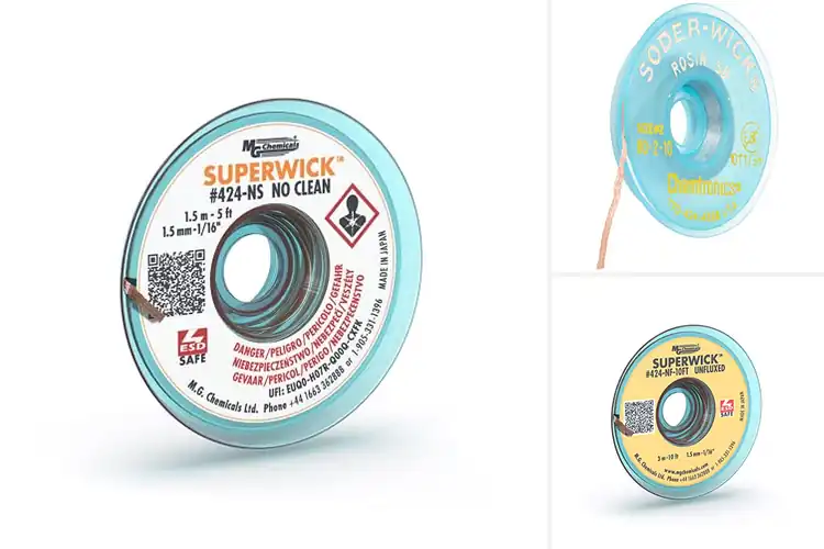 Detailed view of Best Static Free Bobbins Desoldering Wick