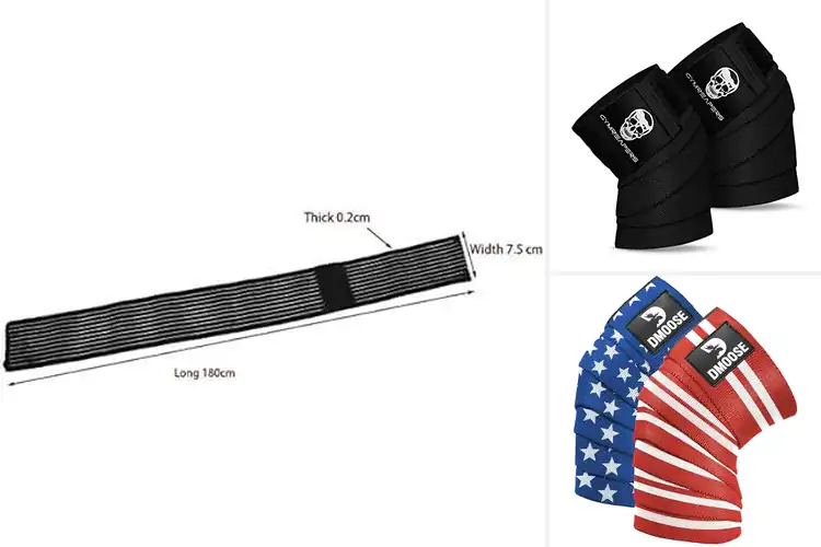 Detailed view of Best Sturdy Knee Wraps