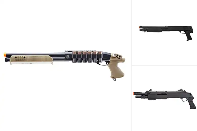 Detailed view of Best Tri-Shot Airsoft Guns