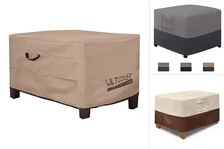 Detailed view of Best Weatherproof Ottoman Covers