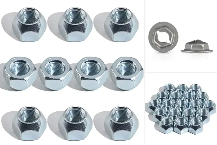 Detailed view of Best Zinc Plated Studs Nuts