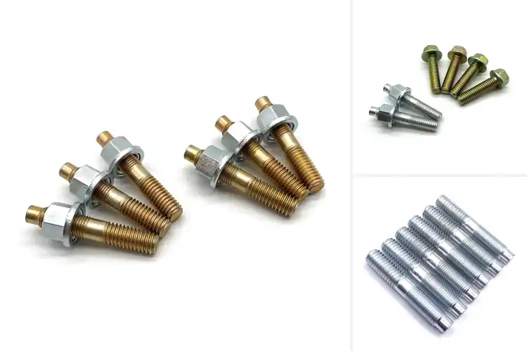 Detailed view of Best Zinc Plated Transfer Case Mounting Studs and Nuts